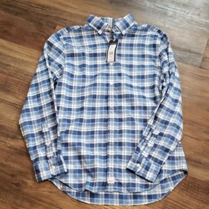New men's medium Vineyard Vines plaid button down